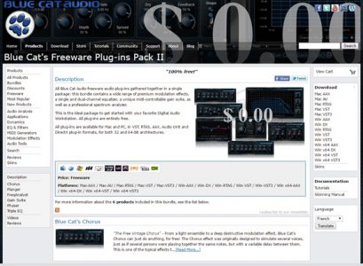 Blue Cat's Freeware Plug-ins Pack II