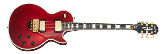 Epiphone / Alex Lifeson Les Paul Custom Axcess Quilt Ruby 
