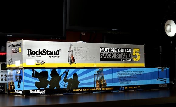MULTIPLE GUITAR ROCK STAND 7 FLAT PACK