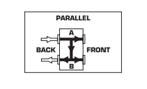 パッチベイ接続方式　パラレルモード