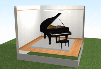 ピアノの設置